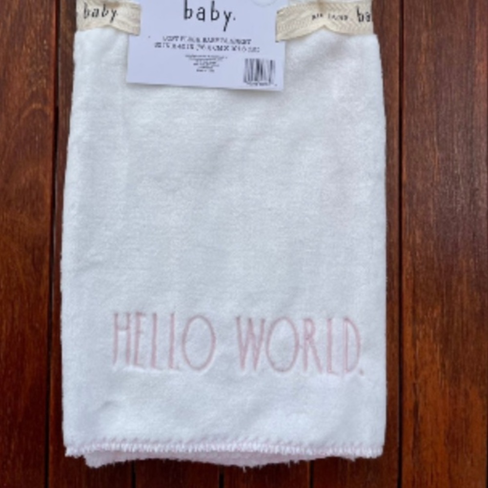RAE DUNN PLUSH BABY BLANKET